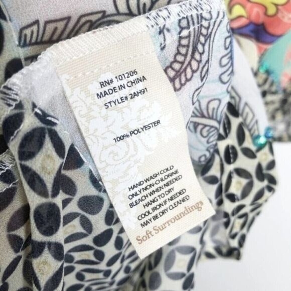 SOFT SURROUNDINGS Muse Kimono Topper  - Picture 6 of 9